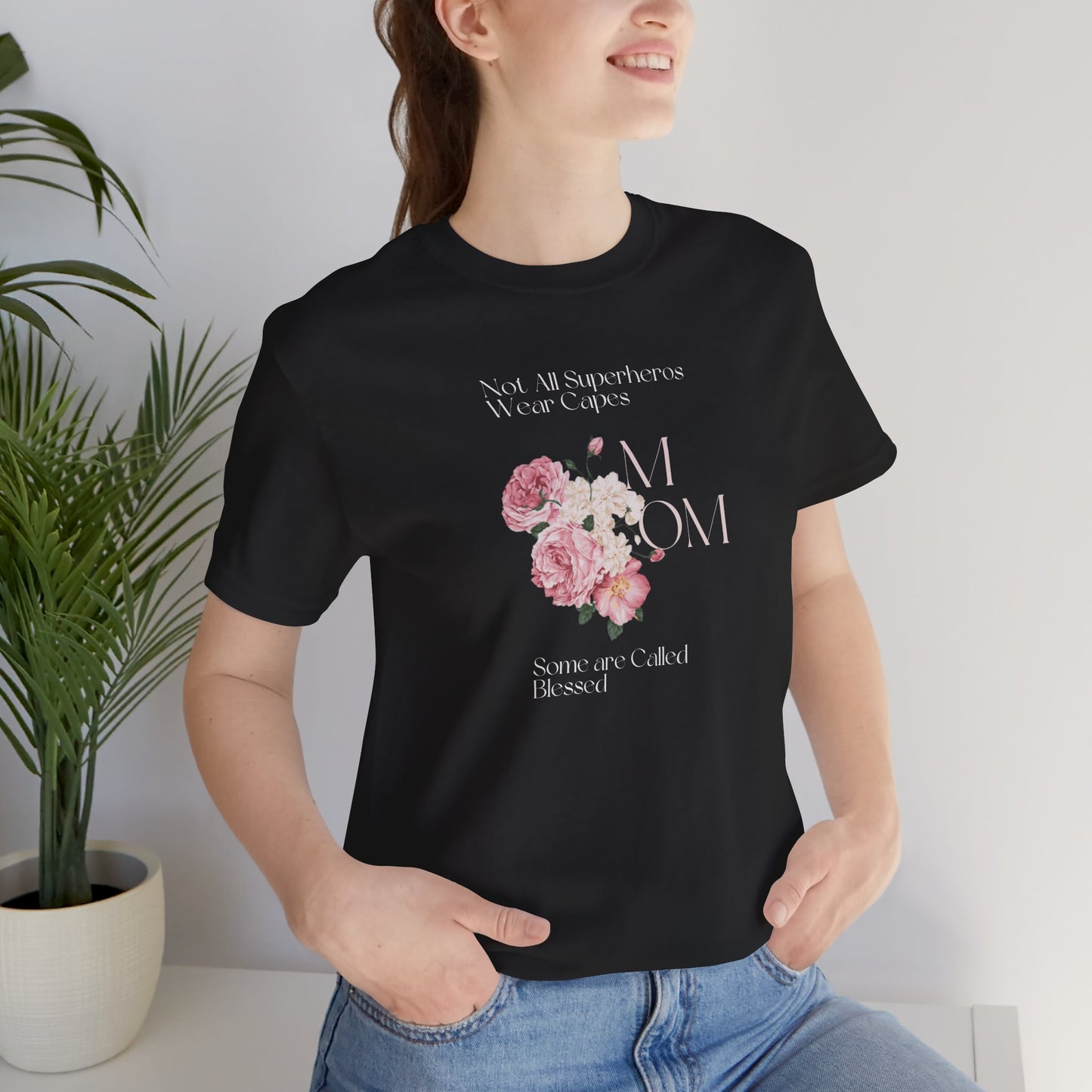 Blessed Mom Short Sleeve Jersey T-Shirt