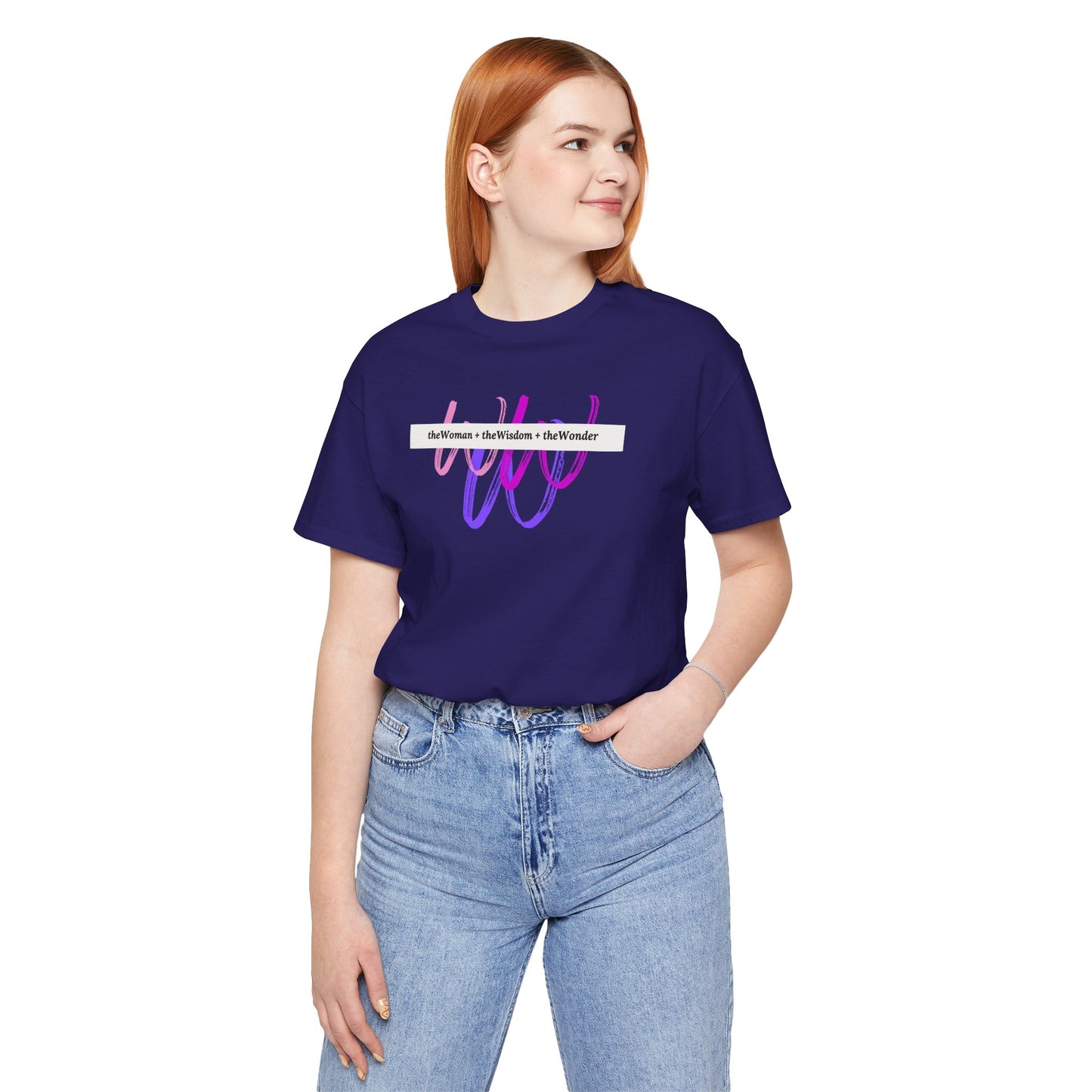 Woman Wisdom Wonder Short Sleeve Jersey T-Shirt