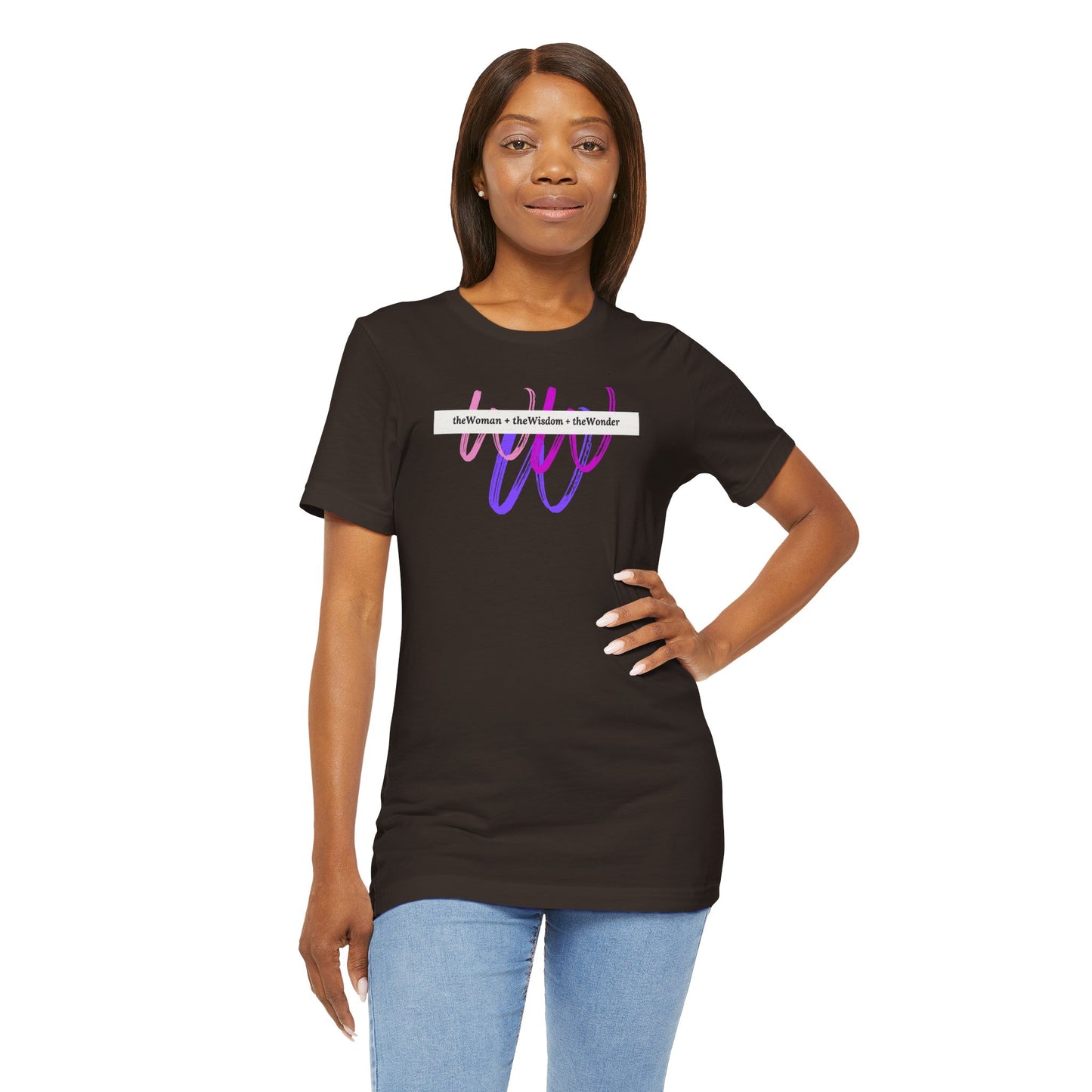 Woman Wisdom Wonder Short Sleeve Jersey T-Shirt