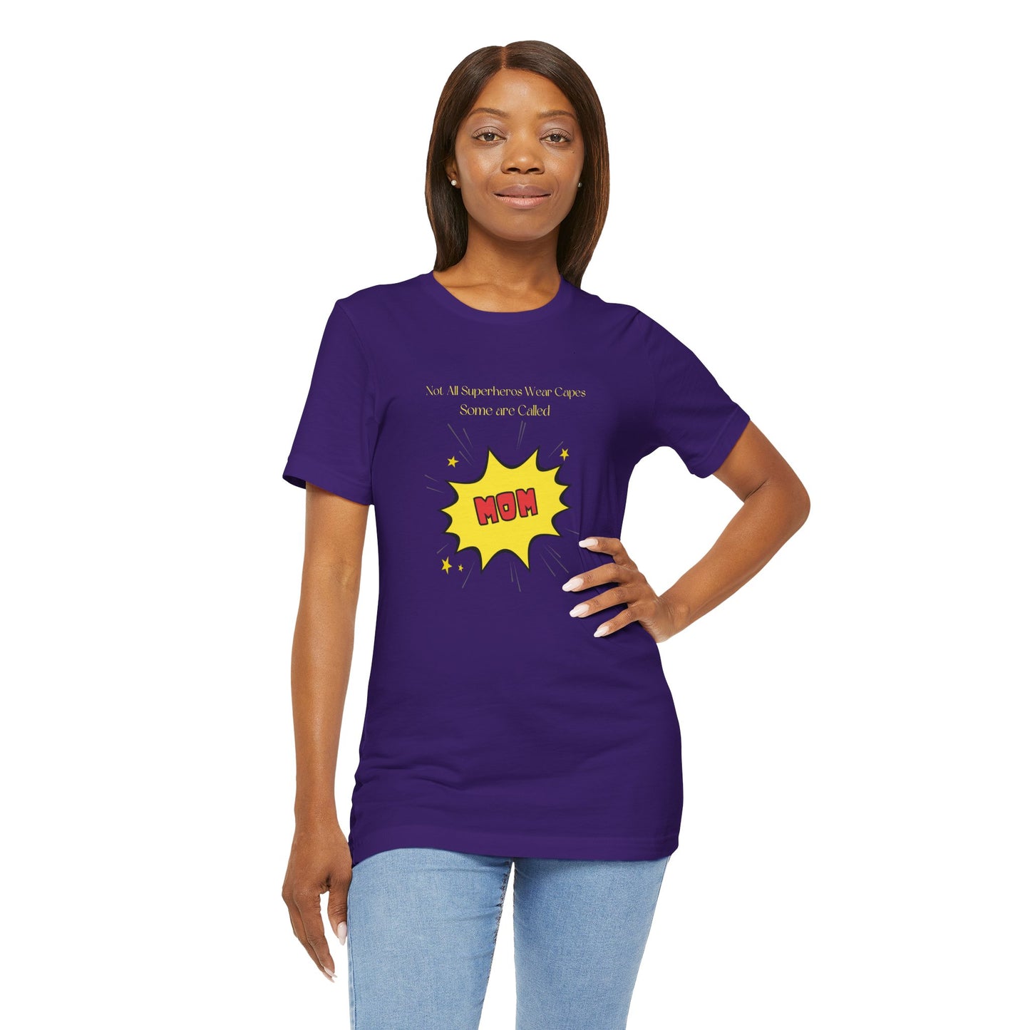Super Mom Short Sleeve Jersey T-Shirt