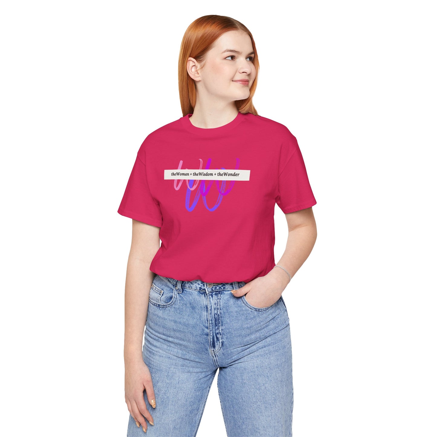 Woman Wisdom Wonder Short Sleeve Jersey T-Shirt