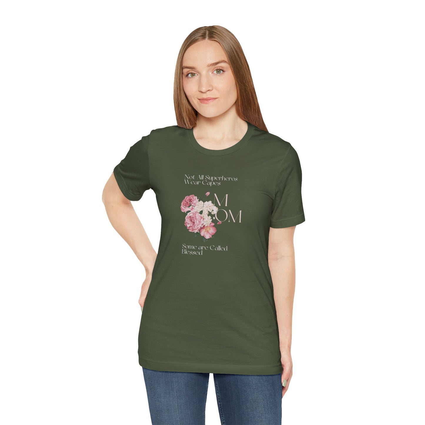 Blessed Mom Short Sleeve Jersey T-Shirt