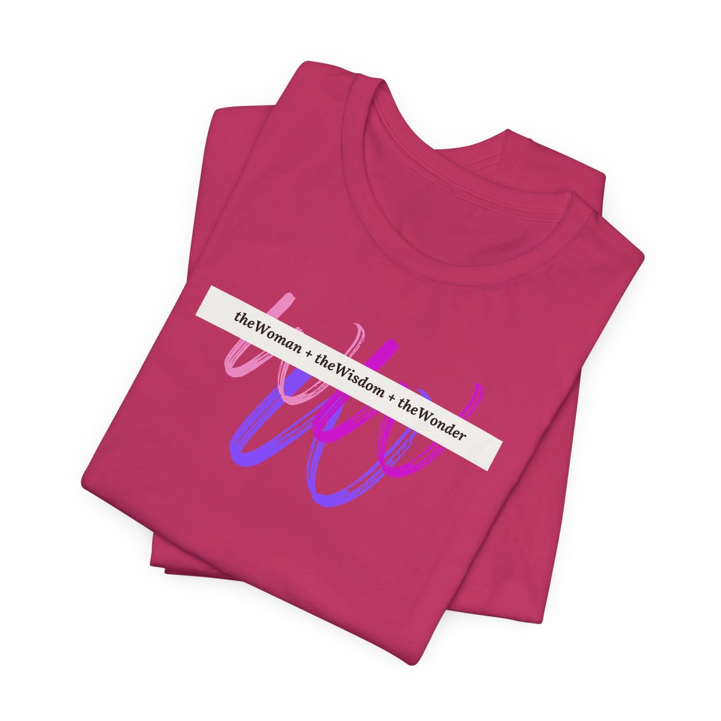 Woman Wisdom Wonder Short Sleeve Jersey T-Shirt