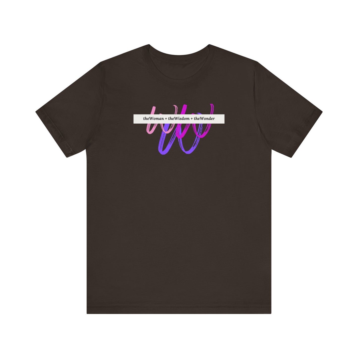 Woman Wisdom Wonder Short Sleeve Jersey T-Shirt