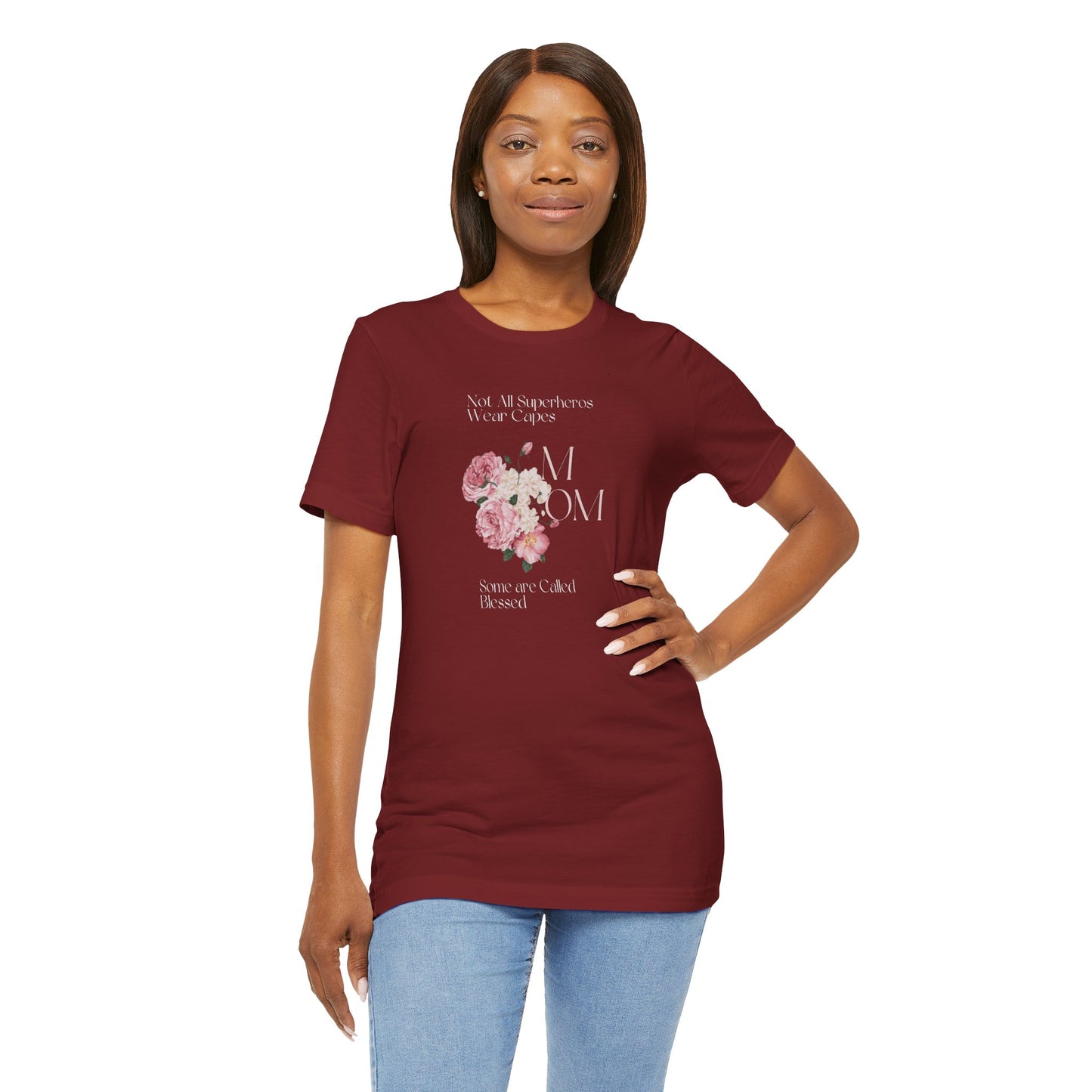 Blessed Mom Short Sleeve Jersey T-Shirt