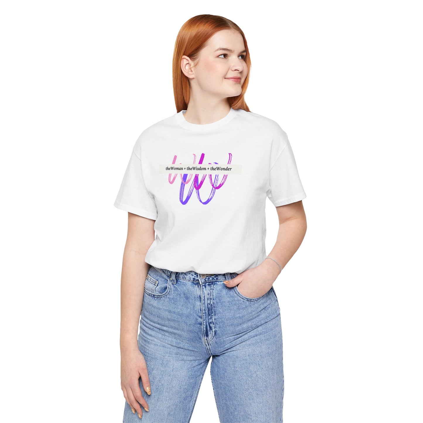 Woman Wisdom Wonder Short Sleeve Jersey T-Shirt