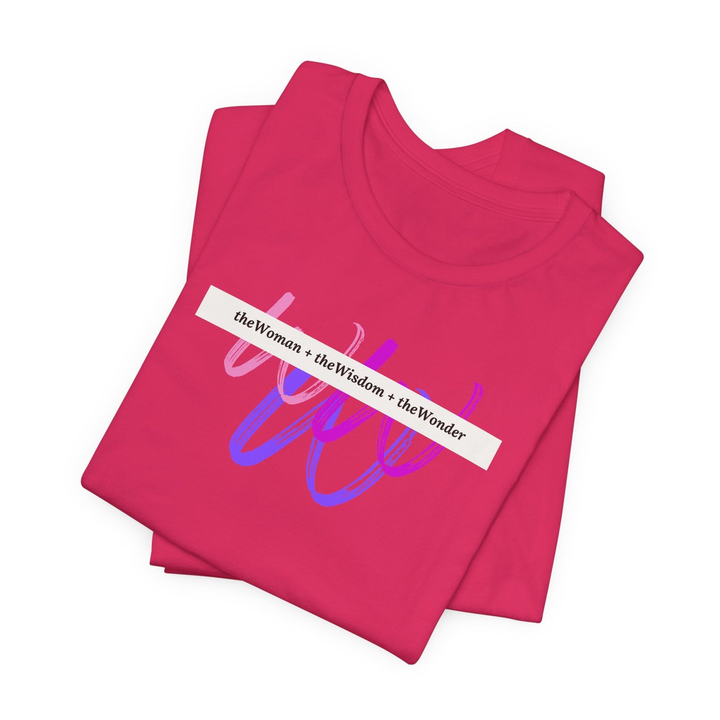 Woman Wisdom Wonder Short Sleeve Jersey T-Shirt