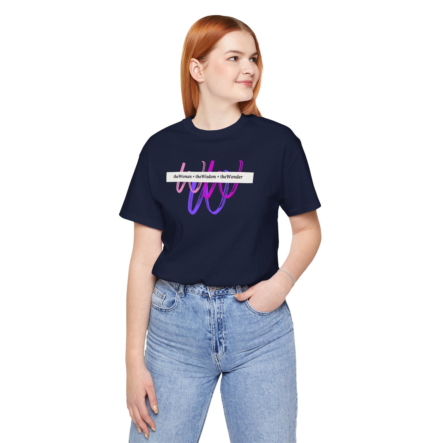 Woman Wisdom Wonder Short Sleeve Jersey T-Shirt