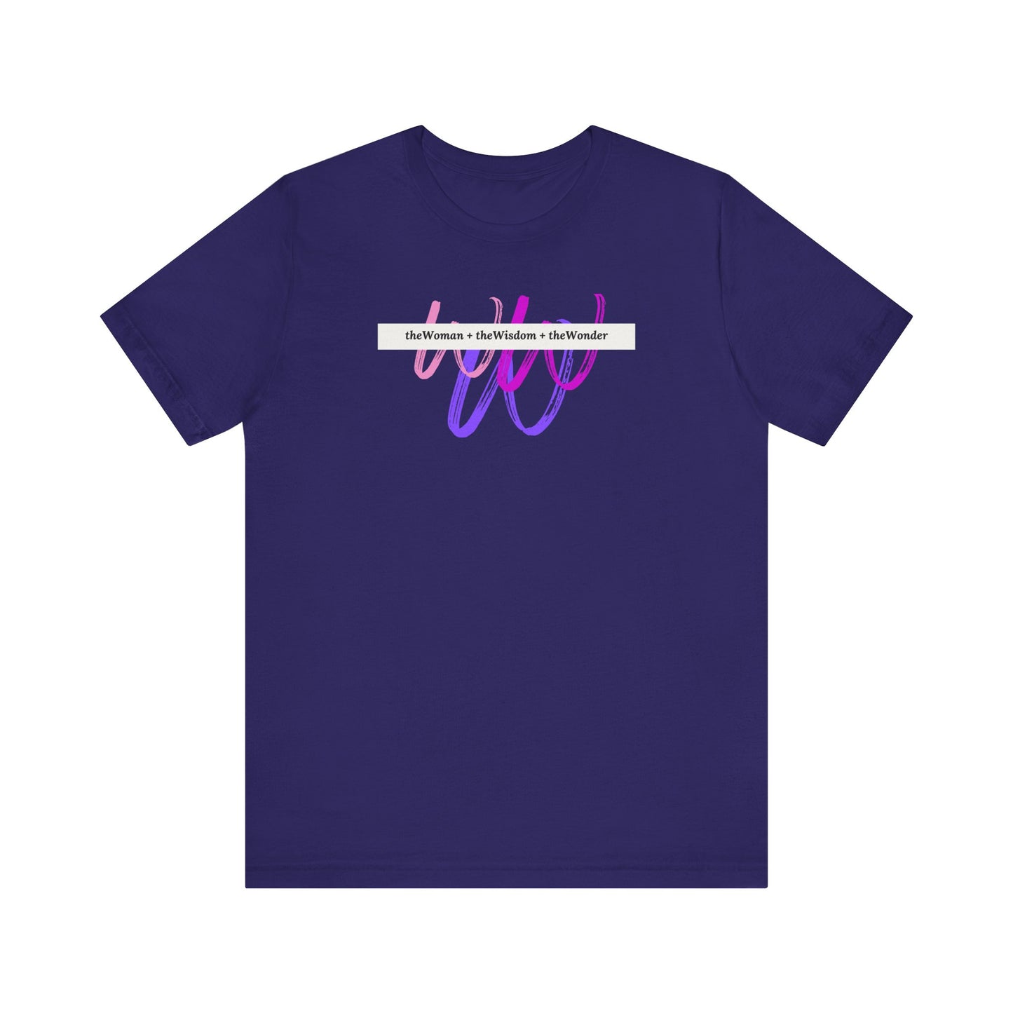 Woman Wisdom Wonder Short Sleeve Jersey T-Shirt