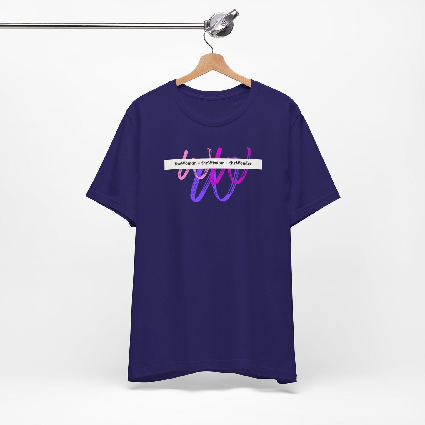 Woman Wisdom Wonder Short Sleeve Jersey T-Shirt