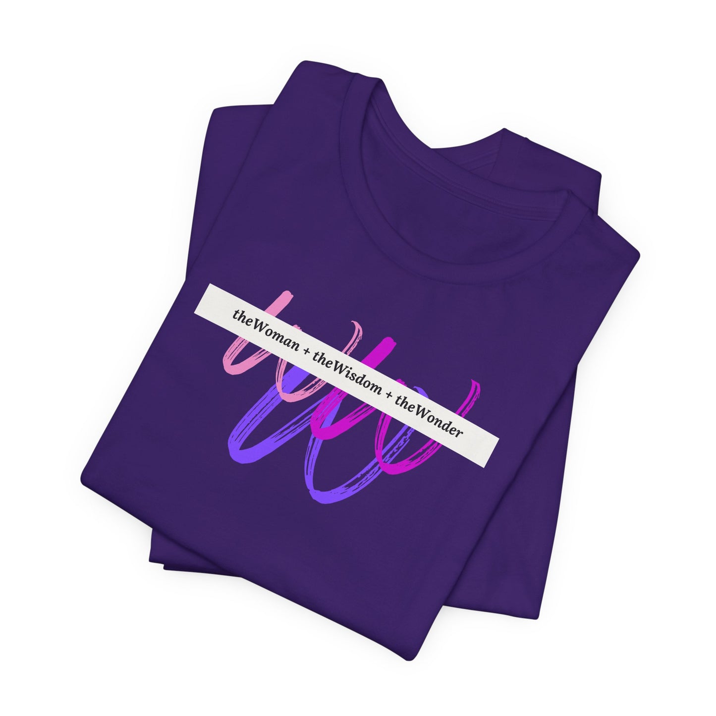 Woman Wisdom Wonder Short Sleeve Jersey T-Shirt