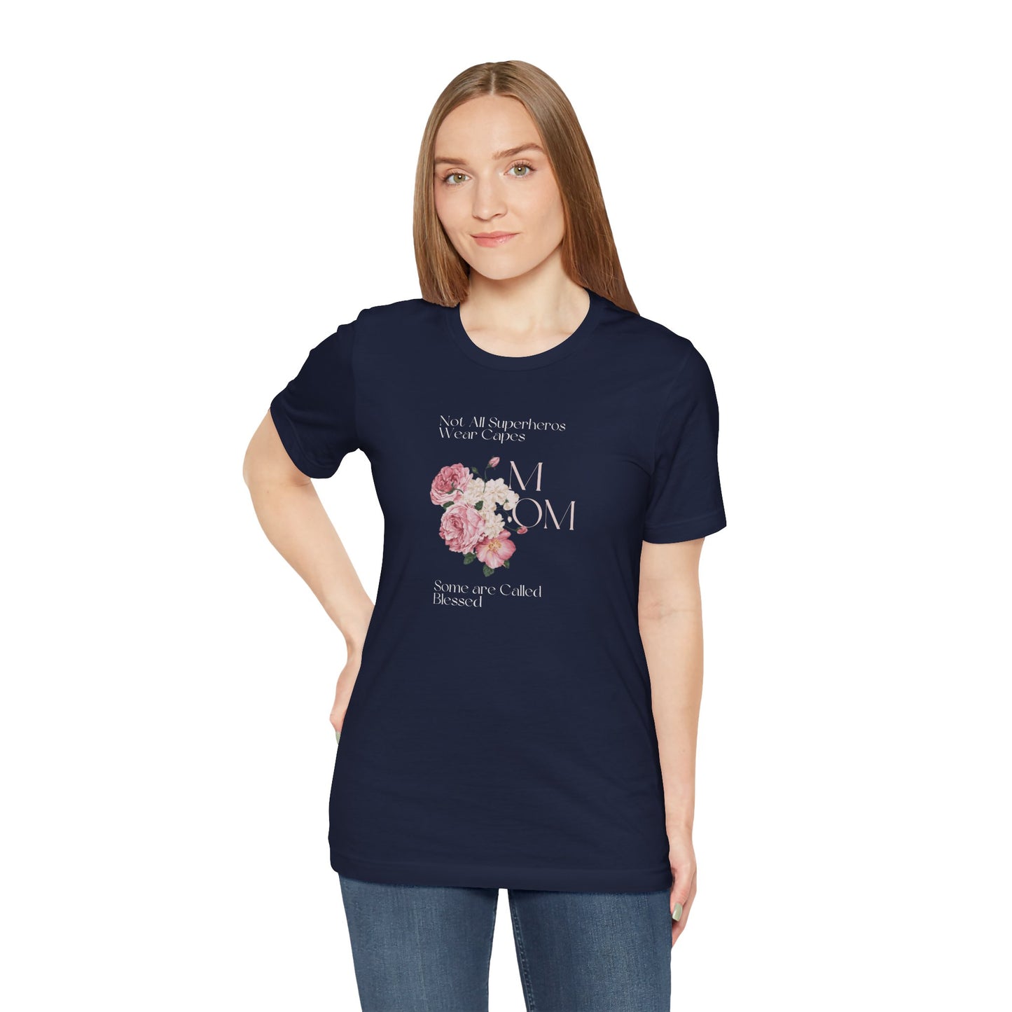 Blessed Mom Short Sleeve Jersey T-Shirt