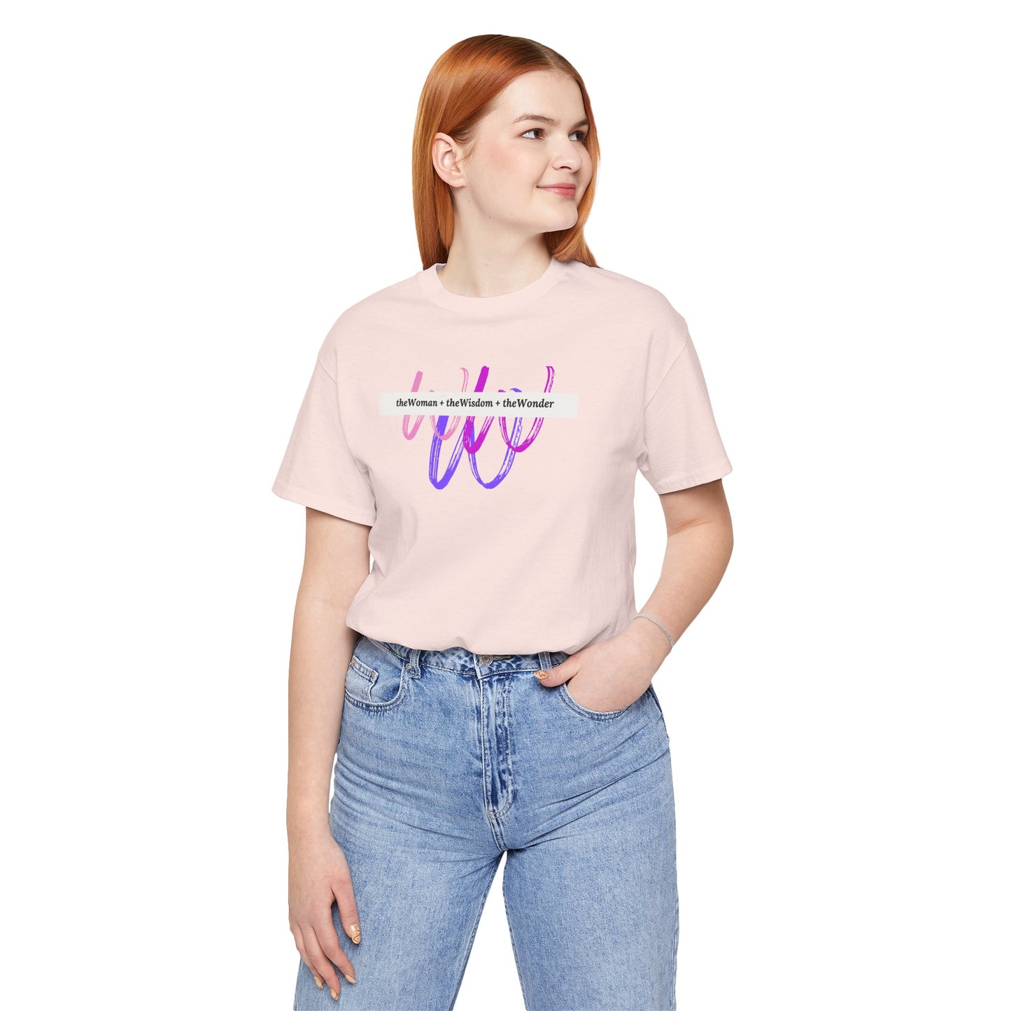 Woman Wisdom Wonder Short Sleeve Jersey T-Shirt