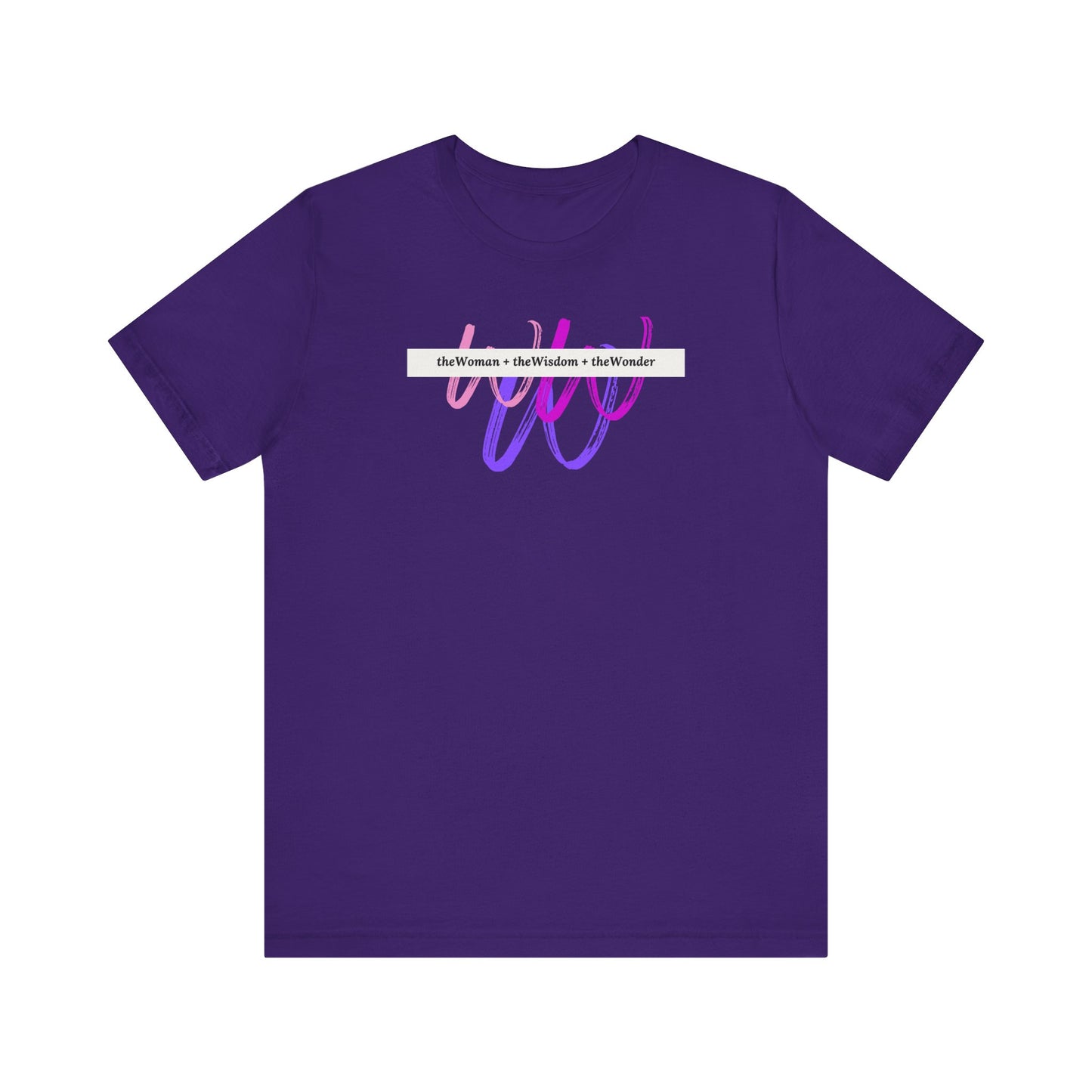 Woman Wisdom Wonder Short Sleeve Jersey T-Shirt