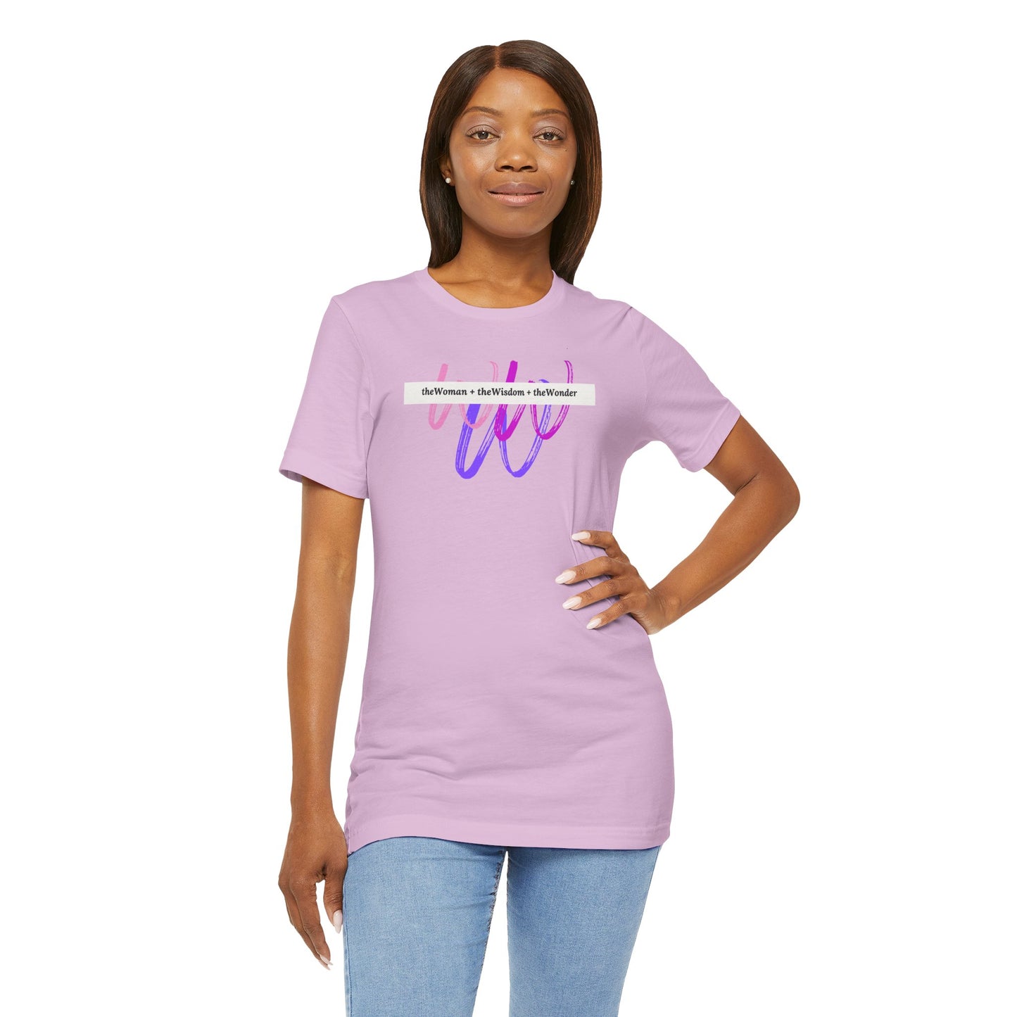 Woman Wisdom Wonder Short Sleeve Jersey T-Shirt