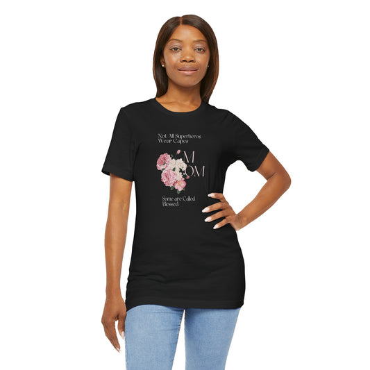 Blessed Mom Short Sleeve Jersey T-Shirt