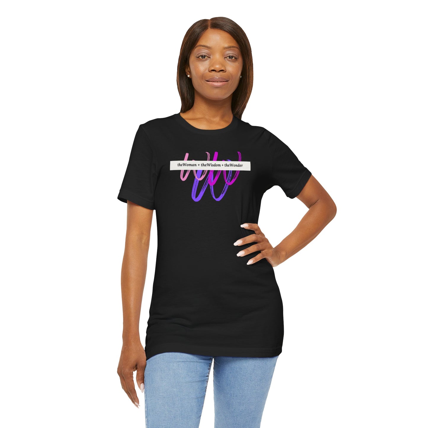 Woman Wisdom Wonder Short Sleeve Jersey T-Shirt