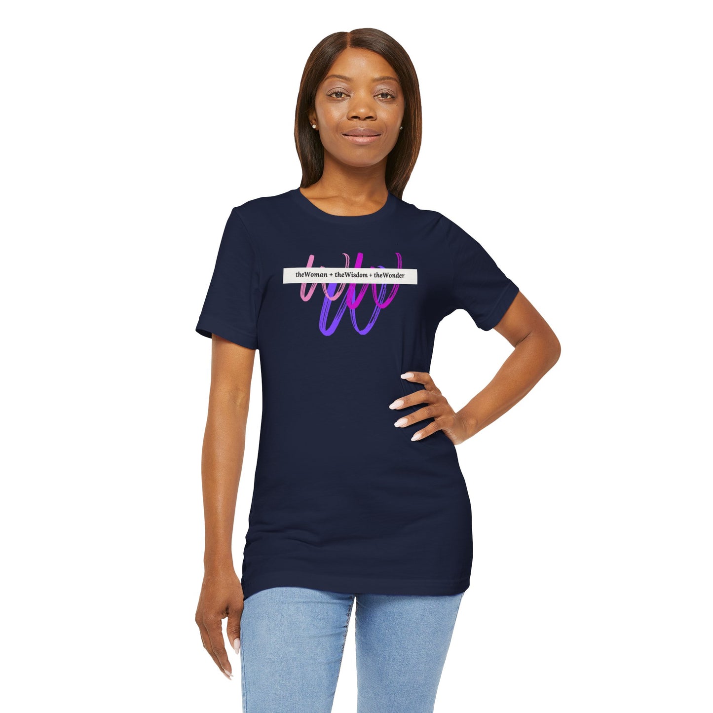 Woman Wisdom Wonder Short Sleeve Jersey T-Shirt
