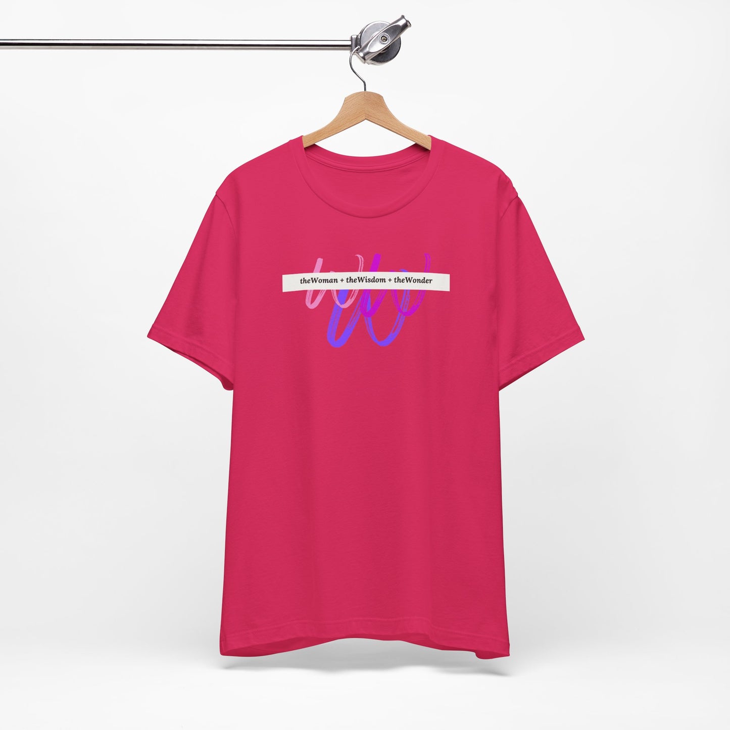 Woman Wisdom Wonder Short Sleeve Jersey T-Shirt