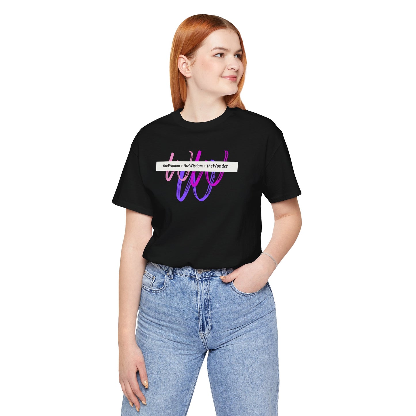 Woman Wisdom Wonder Short Sleeve Jersey T-Shirt