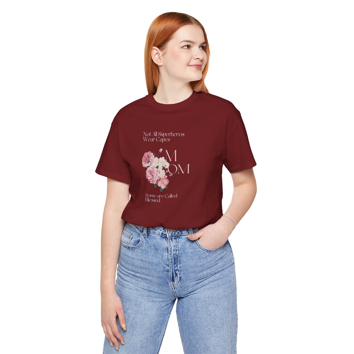 Blessed Mom Short Sleeve Jersey T-Shirt