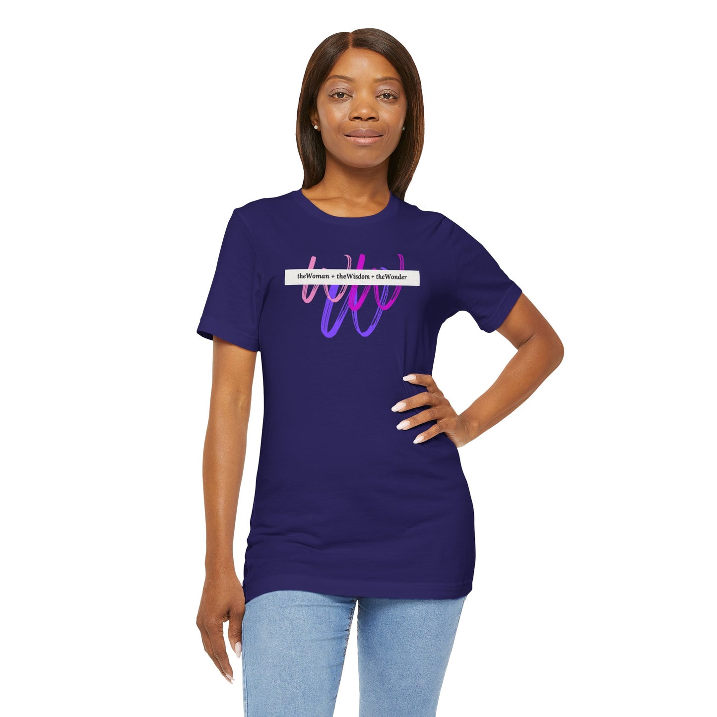 Woman Wisdom Wonder Short Sleeve Jersey T-Shirt