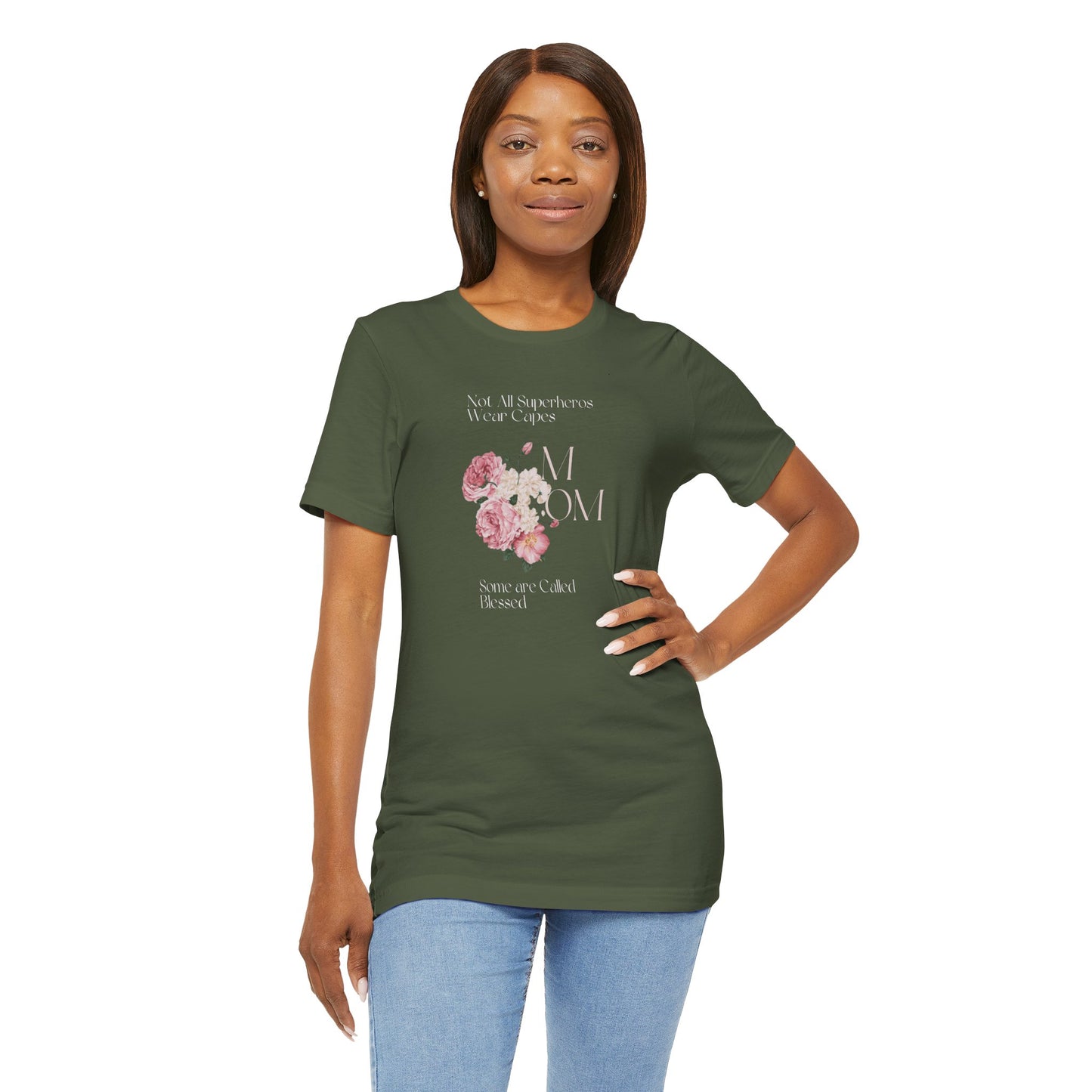Blessed Mom Short Sleeve Jersey T-Shirt