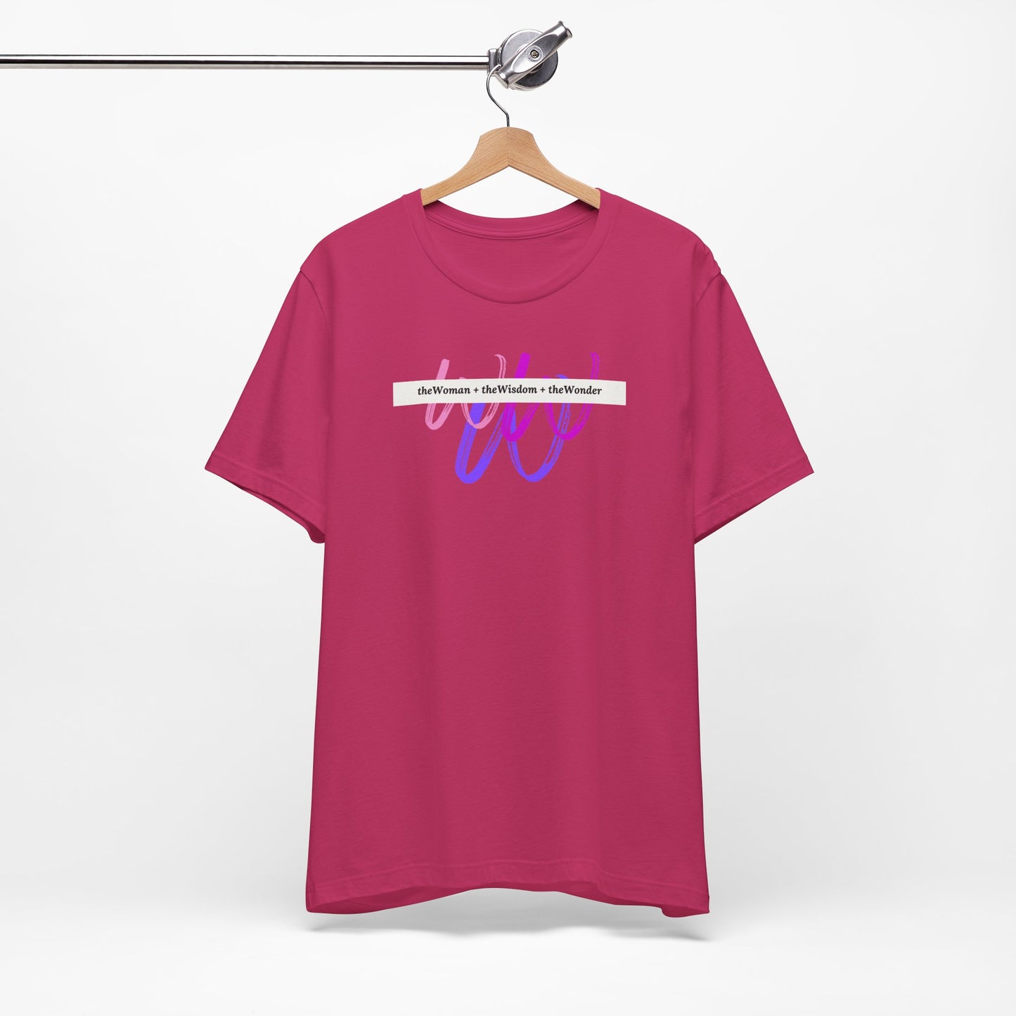 Woman Wisdom Wonder Short Sleeve Jersey T-Shirt