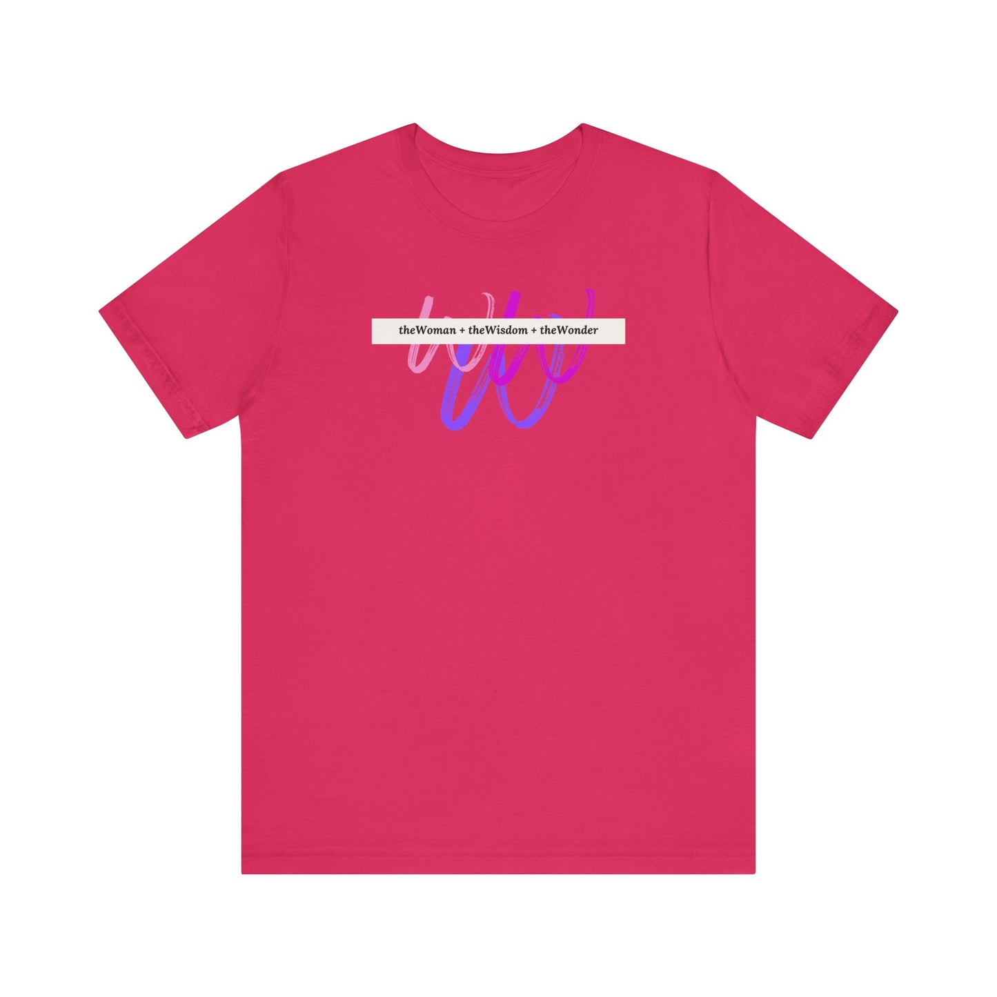 Woman Wisdom Wonder Short Sleeve Jersey T-Shirt
