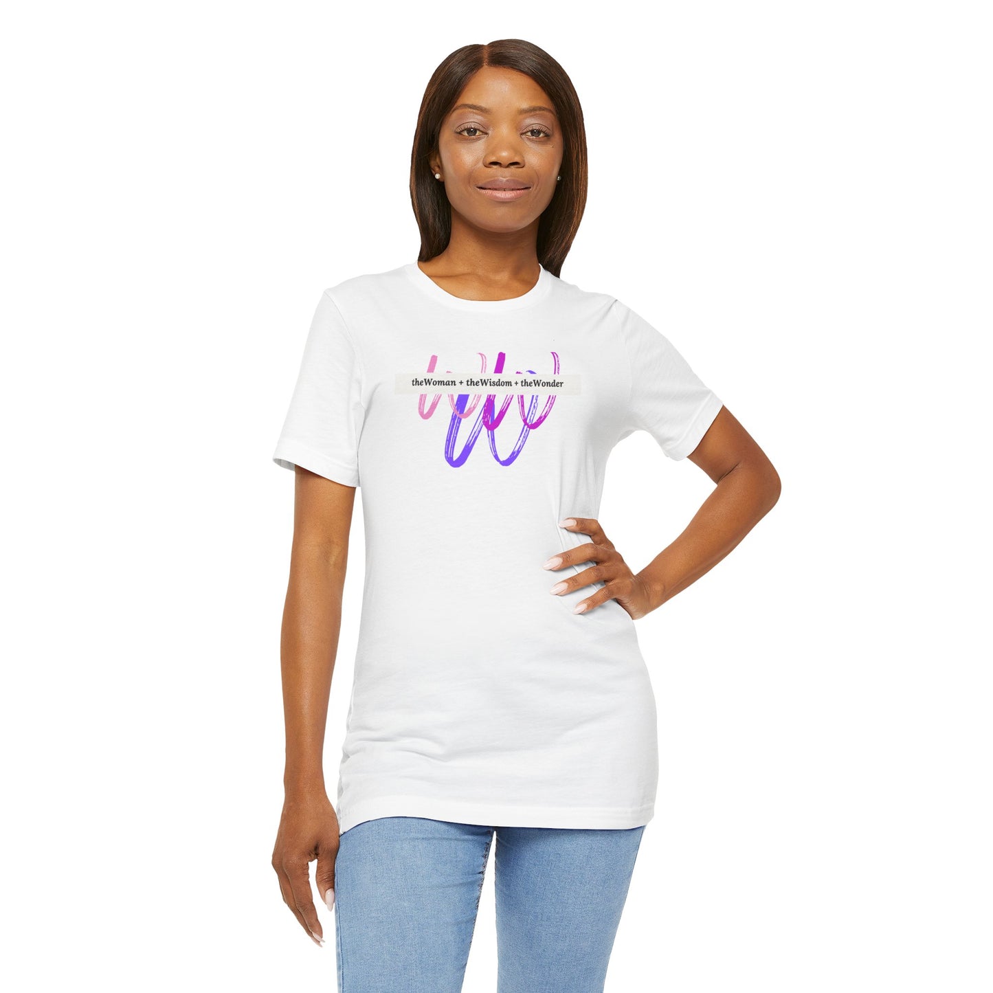 Woman Wisdom Wonder Short Sleeve Jersey T-Shirt