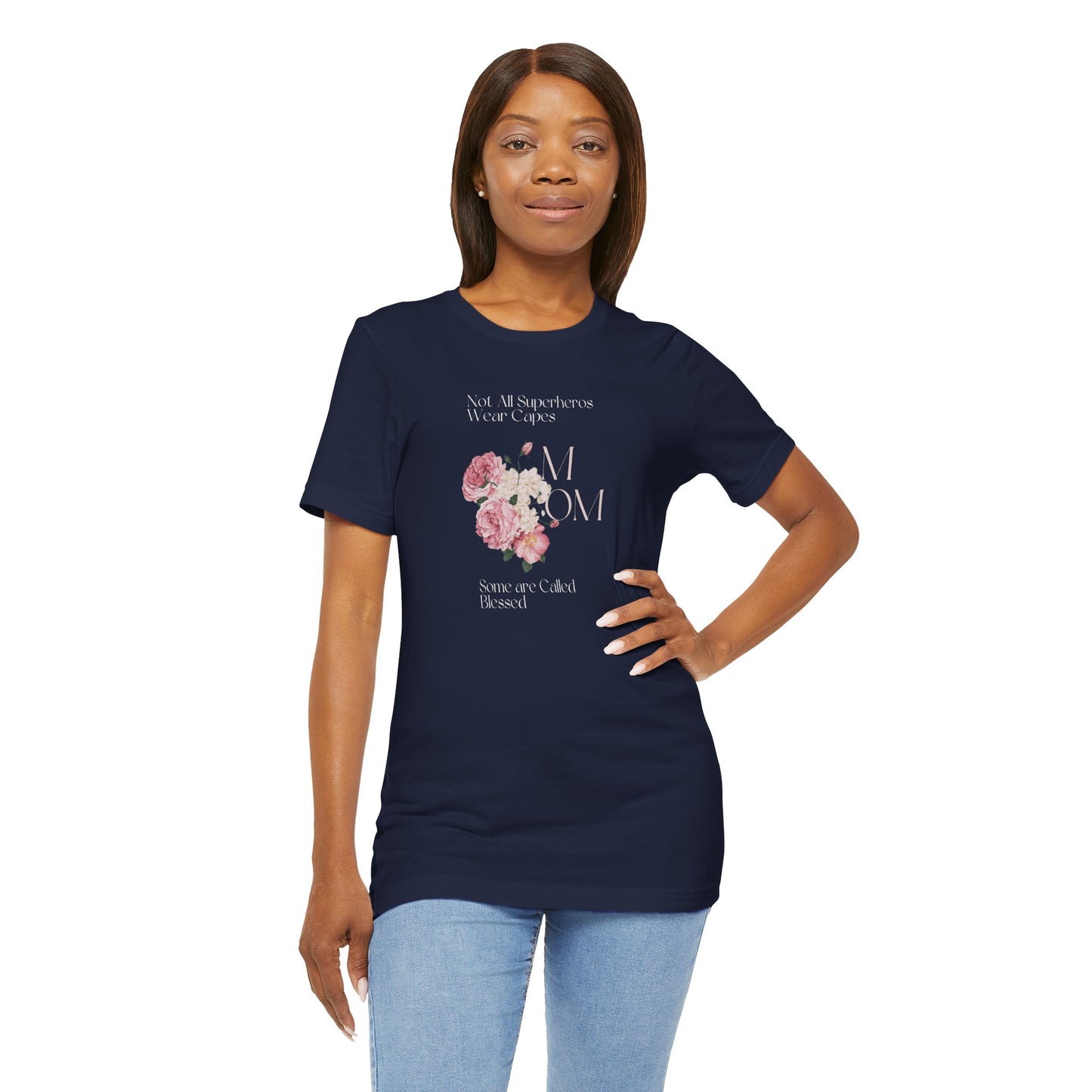Blessed Mom Short Sleeve Jersey T-Shirt